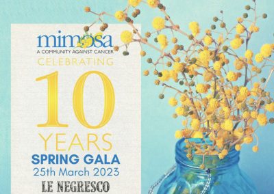 SAVE THE DATE – 25th March 2023 – 10 Year Spring Gala