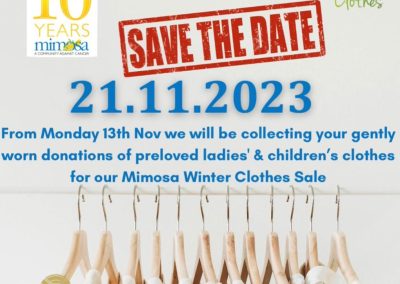 Mimosa Clothes Sale – 21.11.2023