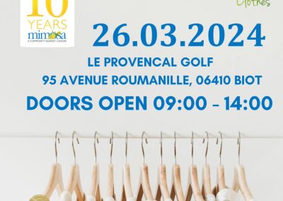 Mimosa Clothes Sale â€“ 26th March 2024